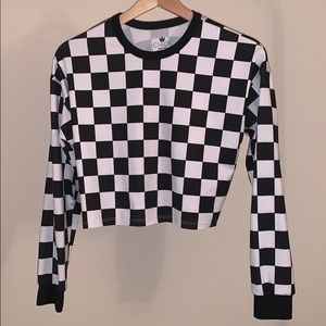 chick by glossy crop top